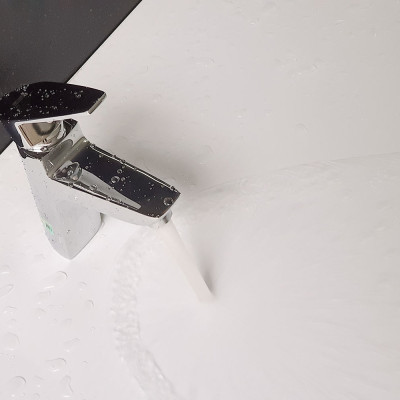 Vòi Lavabo Nóng Lạnh Đồng Mạ Chrome Eurolife EL-SUN 02 (Trắng Bạc)