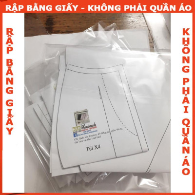 Rập giấy A0 mã 213 (BẢN VẼ) - rập áo  + quần váy