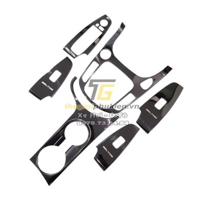 Ốp nội thất Titan cao cấp theo xe Kia Seltos - 6 chi tiết