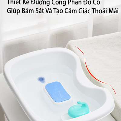 Chậu Gội Đầu Tại Giường KUNBE, Chậu Gội Đầu Tại Nhà Thông Minh Cho Mọi Người - Tặng Lược Massage Và Cốc Gội Đầu
