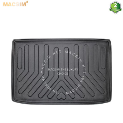 Thảm lót cốp ô tô nhựa TPU Hyundai i20 2014 -2020 Nhãn hiệu Macsim cao cấp màu đen