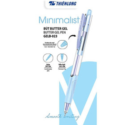 Combo 5/10/20 Bút gel B - Minimalist Butter Gel Thiên Long GELB-023