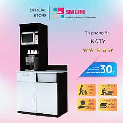 Tủ nhà bếp bằng gỗ cho gia đình thiết kế hiện đại SMLIFE Katy