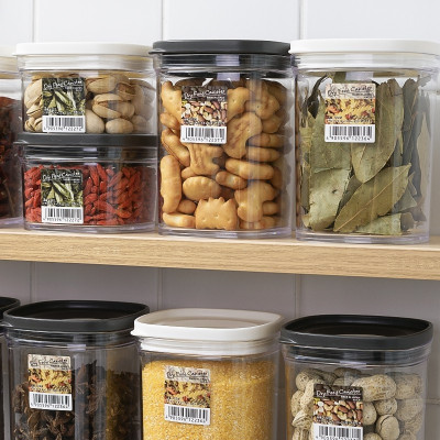 Combo 03 Hộp nhựa chứa đựng, bảo quản thực phẩm khô cao cấp Inomata Canister - Made in Japan