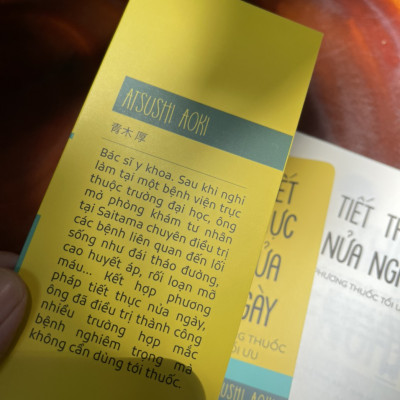 TIẾT THỰC NỬA NGÀY - Phương thuốc tối ưu – Atsushi Aoki – Vương Anh dịch – Huy Hoang Books phát hành - NXB Thanh Niên (Bìa mềm)