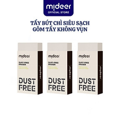 Tẩy bút chì siêu sạch, gôm tẩy không vụn Mideer Dust-free Eraser