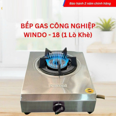 Bếp gas Đơn khè Windo Áp Cao (bán công nghiệp lữa mạnh)- Hàng Chính Hãng