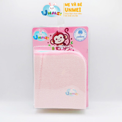 Hộp 8 Khăn Sữa UNMEI Cho Bé, Dòng Khăn Mặt 2 Lớp Cao Cấp Dùng Cho Bé Sơ Sinh Kích Thước 25x25cm