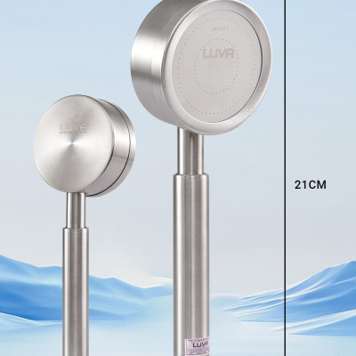 Vòi Sen Tăng Ấp LUVA VS5 Inox 304, Bảo Hành 1 Năm, Đổi Lỗi 100 Ngày, Phun Nước Dạng Xoắn Ốc