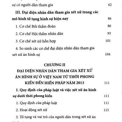 Đại Diện Nhân Dân Tham Gia Xét Xử Án Hình Sự Xưa Và Nay (DH)