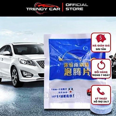 Viên Sủi Rửa Kính Ô Tô Xe Hơi dạng ép vỉ Tiện Dụng (1 viên = 4L dung dịch)