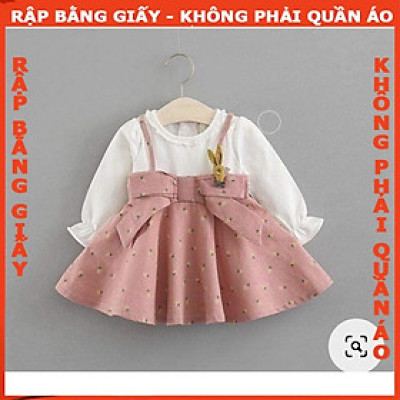 Rập giấy đầm bé R466 - bản vẽ