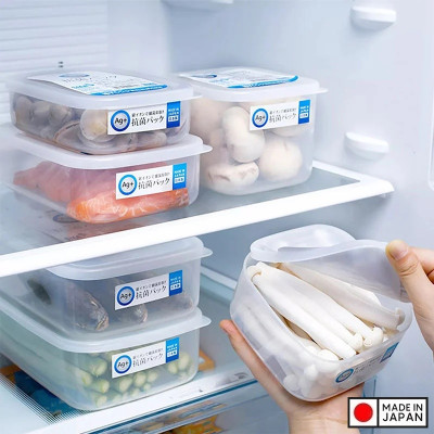 Hộp thực phẩm kháng khuẩn Ag+ 1.0L - Hàng nội địa Nhât Bản nhập khẩu chính hãng