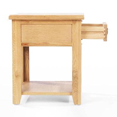 Tủ Đầu Giường Rustic 1 Hộc Gỗ Sồi IBIE (50 x 50 x 60 cm)