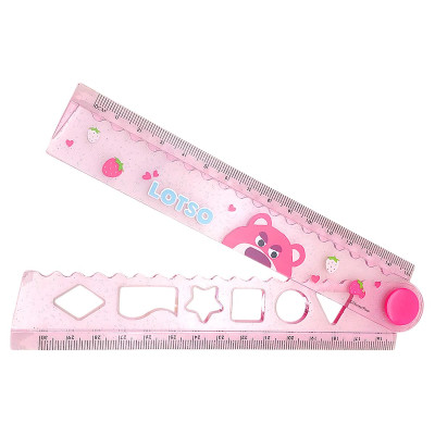 Thước Gập 30 cm Gấu Lotso - Ume DM0346-2T