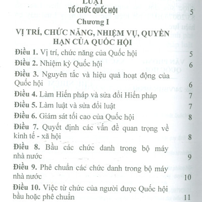 Luật Tổ Chức Quốc Hội