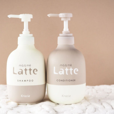 Dầu Gội Dưỡng Tóc Chắc Khoẻ Dành Cho Cả Gia Đình Kracie Ma & Me Latte Shampoo 490mL