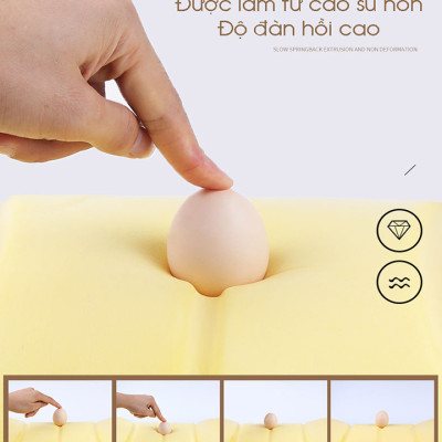 Gối tựa cổ và vai cao su non