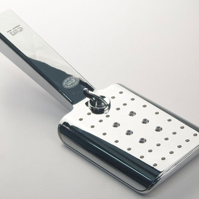 Tay sen vuông 3 chế độ chảy nhựa ABS mạ Chrome sáng bóng Eurolife EL-H201 (Trắng bạc)