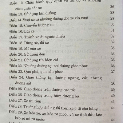 Luật Trật Tự, An Toàn Giao Thông Đường Bộ Năm 2024