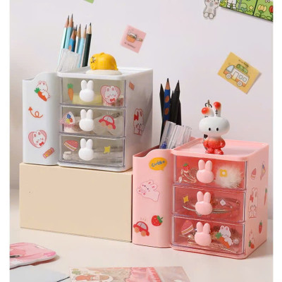 Kệ Đựng Bút Đa Năng Để Bàn – Hộp Mỹ Phẩm Đựng Đồ Trang Điểm, Tủ Để Đồ Dùng Học Tập, Văn Phòng Phẩm  - HÀNG CHÍNH HÃNG MINIIN