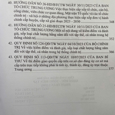 Quy Chế Bầu Cử Đảng Và Các Quy Định Mới Dành Cho Bí Thư Đảng Bộ, Chi Bộ Cơ Sở 