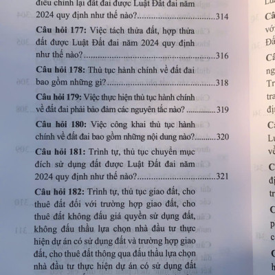 200 câu hỏi và trả lời về Luật Đất đai năm 2024