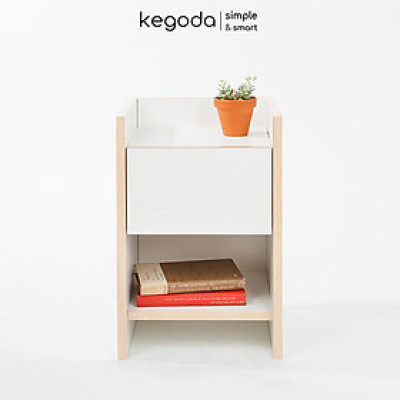 Kệ Gỗ Đầu Giường Có Ngăn Kéo Handi Thương Hiệu KEGODA KGD82