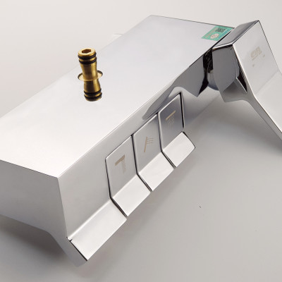 Cây sen nóng lạnh Đồng mạ Chrome Eurolife EL-SC911 (Trắng bạc)