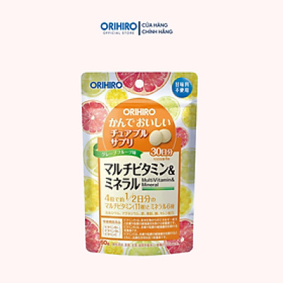 Viên bổ sung tổng hợp Vitamin và khoáng chất Orihiro dạng túi 120 viên