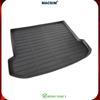 Thảm lót cốp xe ô tô Vinfast VF8 Nhãn hiệu Macsim chất liệu nhựa TPE cao cấp màu đen