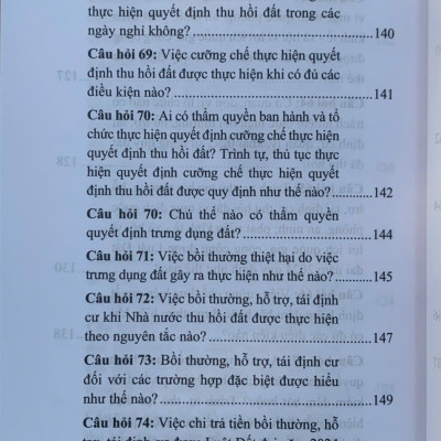 200 câu hỏi và trả lời về Luật Đất đai năm 2024