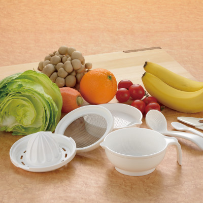Bộ dụng cụ chế biến ăn dặm đa năng Richell Nhật Bản | Baby