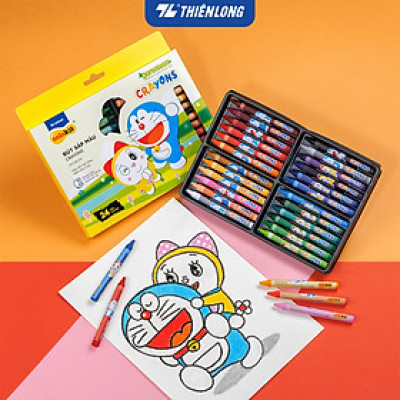 Bút Sáp màu Thiên Long Doraemon CR-C06/DO - 24 màu