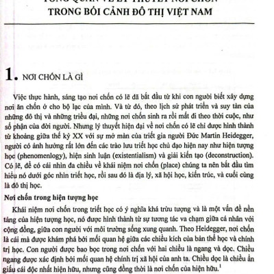 Sách Đô thị việt nam góc nhìn từ những nơi chốn ( XD)