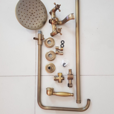 Sen cây nóng lạnh tắm đứng đồng tân cổ điển nhập khẩu GROVES 7963 (ĐẸP SANG TRỌNG)