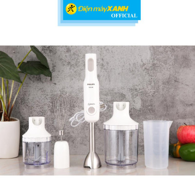 Máy xay sinh tố cầm tay đa năng Philips HR2537 - Hàng Chính Hãng