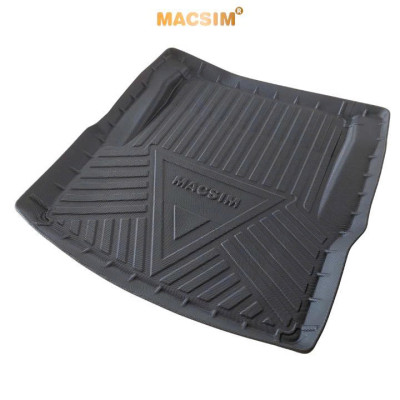 Thảm lót cốp (qd) xe ô tô BMW 3 series 320i/ 328i 2013-2019 nhãn hiệu Macsim chất liệu nhựa TPV cao cấp màu đen