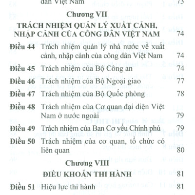 Luật Sửa Đổi, Bổ Sung Một Số Điều Của Luật Xuất Cảnh, Nhập Cảnh Của Công Dân Việt Nam Và Luật Nhập Cảnh, Xuất Cảnh, Quá Cảnh, Cư Trú Của Người Nước Ngoài Tại Việt Nam Năm 2023