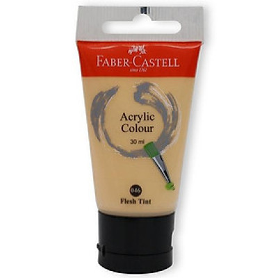 Tuýp màu vẽ acrylic 30ml flesh tin (màu da) Faber 183006