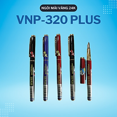 Bút máy ngòi mài vàng Vinaplus 320 Plus tặng kèm ngòi thay thế