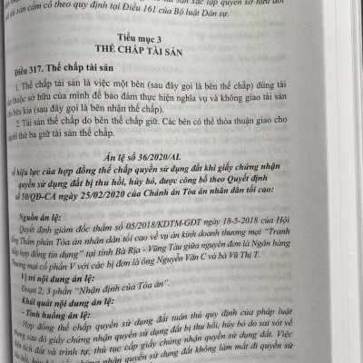 Chỉ Dẫn Tra Cứu, Áp Dụng Bộ Luật Dân Sự Năm 2015