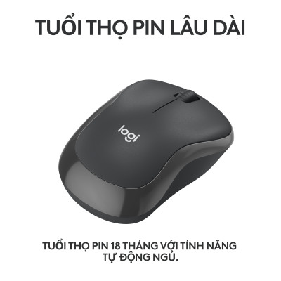 Chuột Bluetooth không dây Logitech M241 Silent - Hàng Chính Hãng