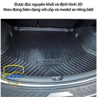 Lót Cốp Nhựa Dẻo Xe Accent 2018, 2019 2020 2021 loại dẻo chống nước tốt