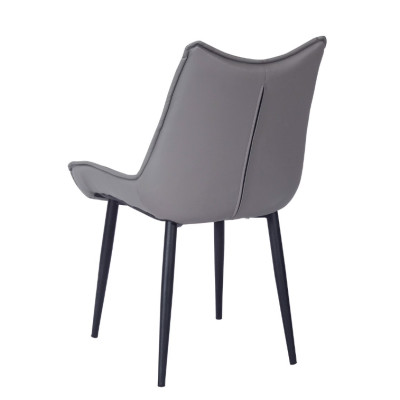 Ghế ăn bọc da Tundo chân sắt nhập khẩu hiện đại kích thước 45 x 50 x 82cm