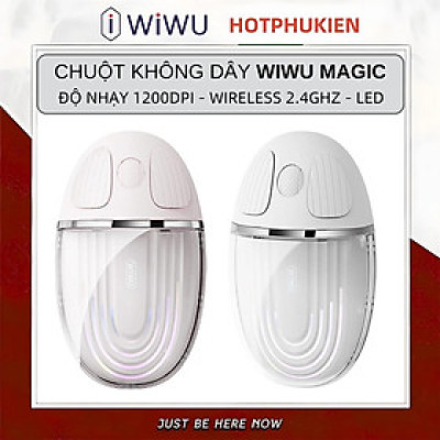 Chuột Không Dây Bluetooth 5.0 Wi WU Magic Dual Mode - Sạc USB C, cho MacBook/Laptop, Kết Nối 2.4G, Độ nhạy 1200DPI - Hàng chính hãng