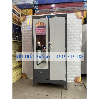 Tủ quần áo sắt 1m8 SINH VIÊN GIÁ RẺ