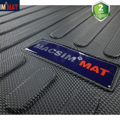 Thảm lót cốp xe ô tô Maserati Levante 2016-đến nay nhãn hiệu Macsim chất liệu TPV cao cấp màu đen (D0190)