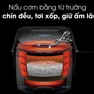 Nồi cơm cao tần Toshiba RC-10IX1PV (1 Lít)- Hàng Chính Hãng