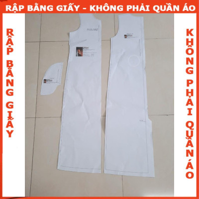 Rập giấy A0 mã 628 (BẢN VẼ) rập đầm sát nách